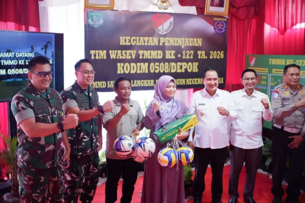 Tim Markas Besar Angkatan Darat Tinjau TNI Manunggal Membangun Desa ke-127 di Depok, Pastikan Progres Tepat Sasaran