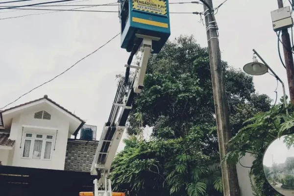 Tim Maung ASRI Gerak Cepat Tindaklanjuti Laporan PJU Mati di Jalan Pemuda Pancoran Mas