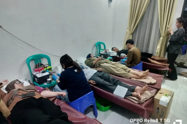 Donor Darah Bazar Zamrud Village Tapos Himpun 27 Kantong, Warga Antusias Berpartisipasi