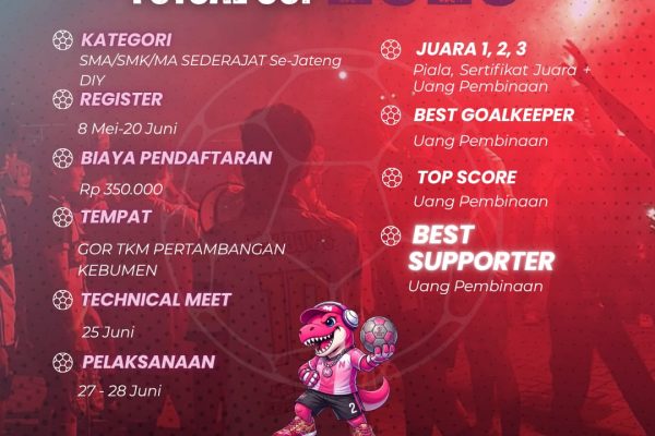 Himpunan Mahasiswa Prodi Manajemen Unimugo Kembali Hadirkan MANAFERA FUTSAL CUP 2026, Turnamen Bergengsi Antar Pelajar Siap Digelar di Kebumen