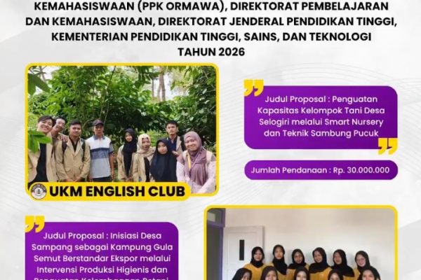 Prestasi Gemilang Politeknik Piksi Ganesha Indonesia Kebumen Satu-satunya Politeknik Swasta yang Tembus pendanaan PPK Ormawa 2026