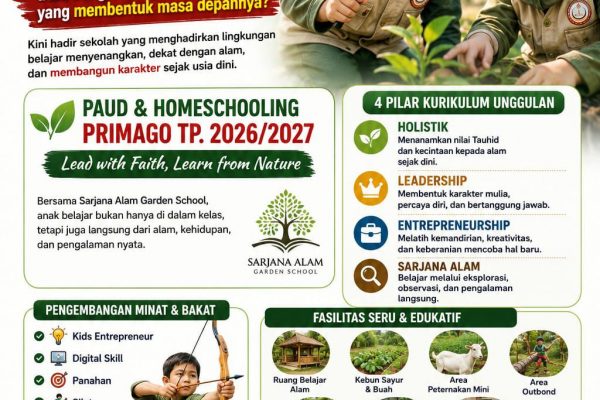SPMB PAUD Dan Homeschooling Primago Tahun Ajaran 2026-2027