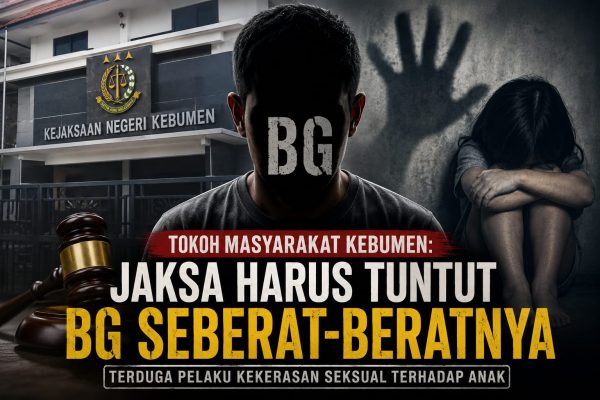 Tokoh Masyarakat Kebumen Minta Jaksa Tuntut BG Seberat-Beratnya dalam Kasus Dugaan Kekerasan Seksual Anak