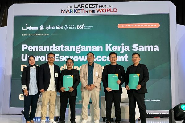 Era Baru Perlindungan Jemaah Umrah Dimulai, Tiga PPIU Luncurkan Escrow Account Bersama BSI