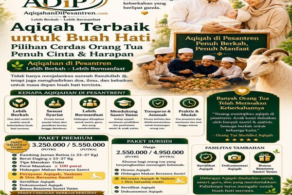 Aqiqah di Pesantren Pilihan Terbaik Untuk Buah Hati: Pilihan Cerdas Orang tua Penuh Cinta dan Harapan
