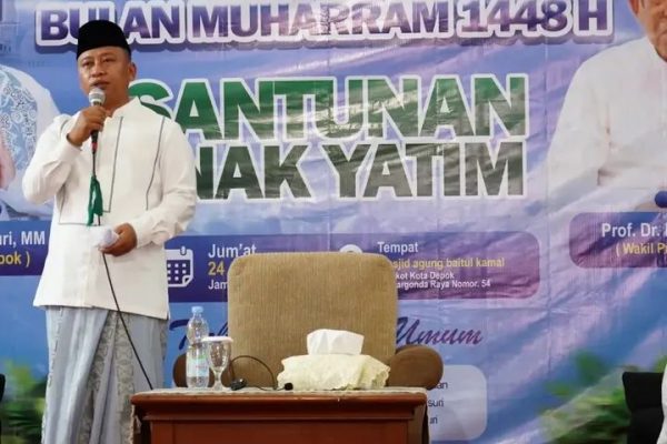 Di Pengajian Al-Hikam, Wali Kota Depok Supian Suri Pastikan Tak Ada Anak Putus Sekolah