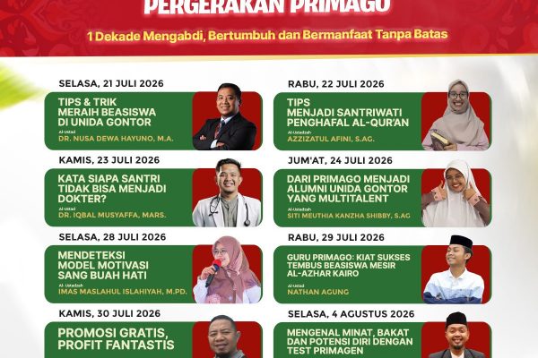 Milad 10th Pergerakan PRIMAGO, 1 Dekade Tumbuh Berkembang dan Bermanfaat Tanpa Batas