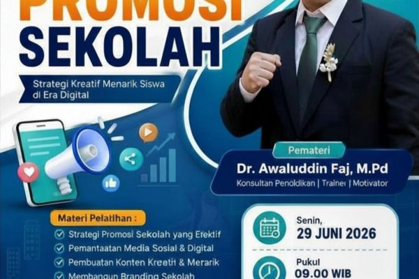 Sekolah Roudlotut Tholibin Kota Metro, Lampung Gelar Workshop Cara Unik Promosi Sekolah: Strategi Kreatif Menarik Siswa di Era Digital Bersama Primago Consulting