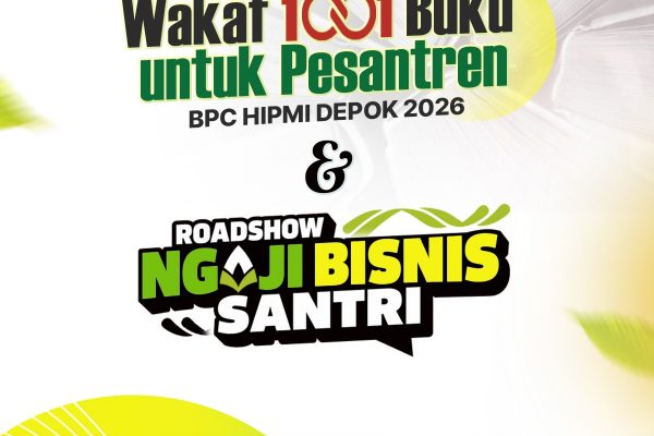 PELUANG EMAS! Wakaf 100 Buku + Gratis Pelatihan Bisnis untuk Siswa & Santri Untuk Pesantren di Kota Depok 2026