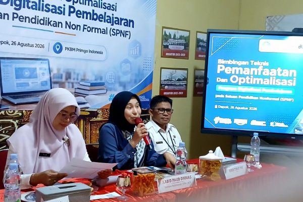 Dinas Pendidikan Kota Depok Gelar Bimtek Digitalisasi Pembelajaran bagi SPNF Se-Kota Depok di PKBM Primago Indonesia