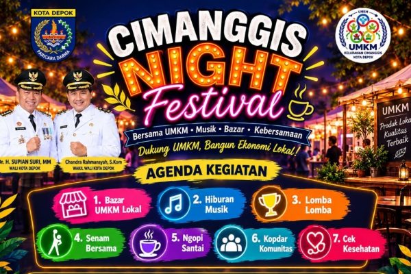 Gelar Konsep Market Night, CNF Dorong UMKM Lokal Raup Konsumen Tetap di Cimanggis