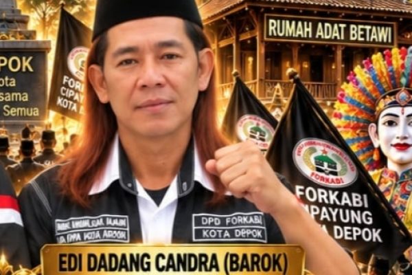 Usai Terpilih Kembali Pimpin DPD FORKABI Depok, Bharock Fokus Kolaborasi Bersama Forkopimda Bangun Kota Depok