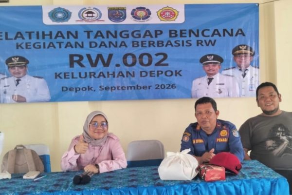 Apresiasi Program Walikota, Haikal Sebut : Wilayah RW 2 Pilih TOT Tanggap Bencana untuk Perkuat Kapasitas Warga