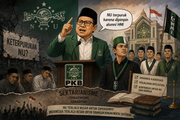 Penyakit Mental Sektarianisme, Ketua HMI Tegal: Cak Imin Tak Bisa Jadi Tokoh Bangsa